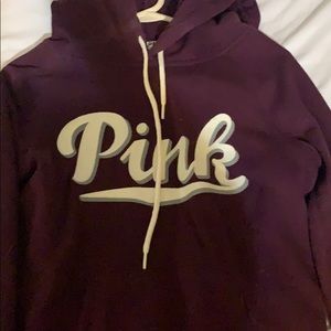 maroon color PINO hoodie